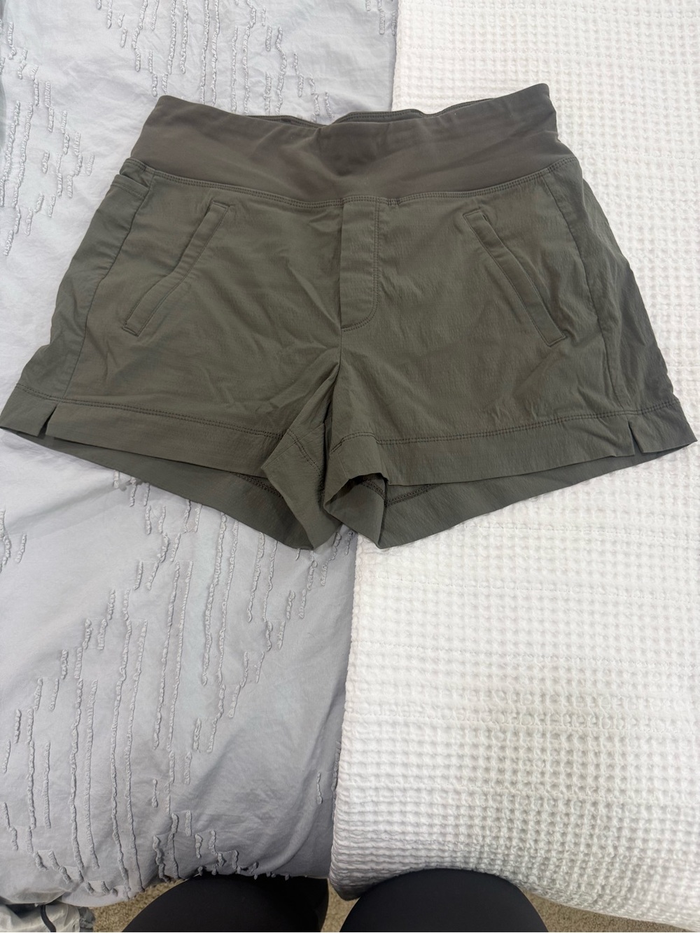 Athleta Trekkie North Shorts in Mountain Olive - Picture 5 of 14